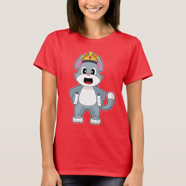 T-shirt Couronne de chat (Devant)