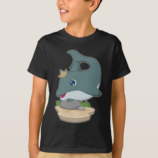 T-shirt Couronne de dauphin (Devant)