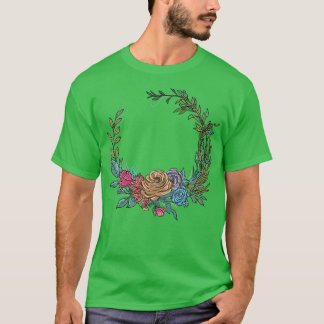 T-shirt Couronne de fleurs de mariage I Bouquet de mariée