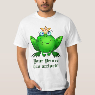 T-shirt Couronne de grenouille Votre Prince est arrivé