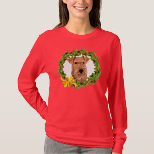 T-shirt Couronne de houx Terrier Irlandais