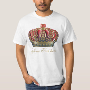 T-shirt Couronne de la Croix Royale - Bleu Or
