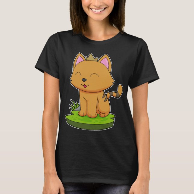T-shirt Couronne de la reine Cat (Devant)
