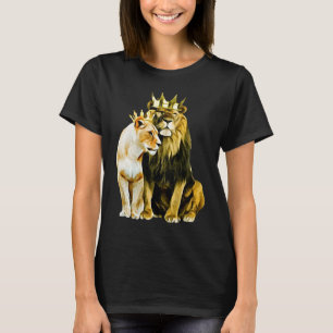T-shirt Couronne de la reine Lion