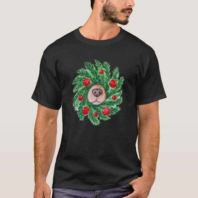 T-shirt Couronne de Noël (Devant)