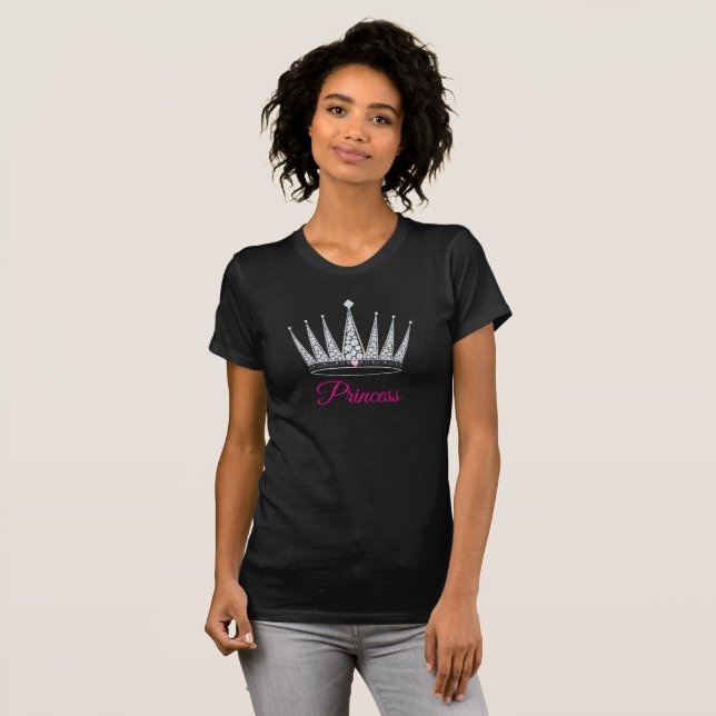 T-shirt Couronne de princesse (Devant entier)