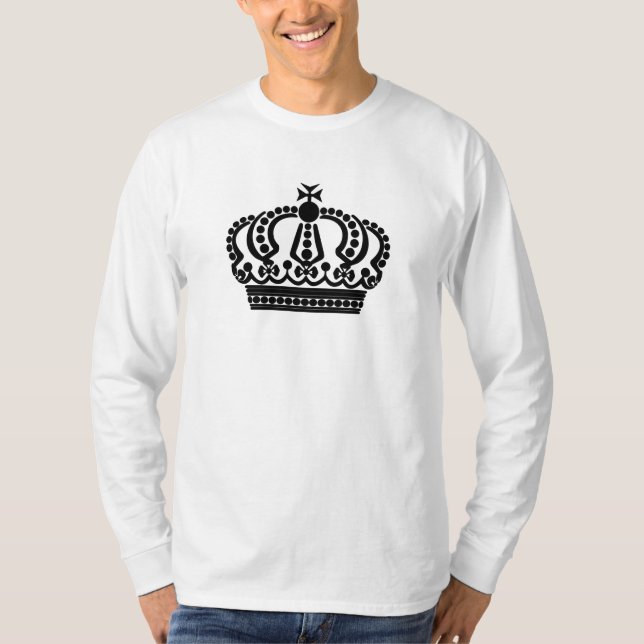 T-shirt couronne noire (Devant)