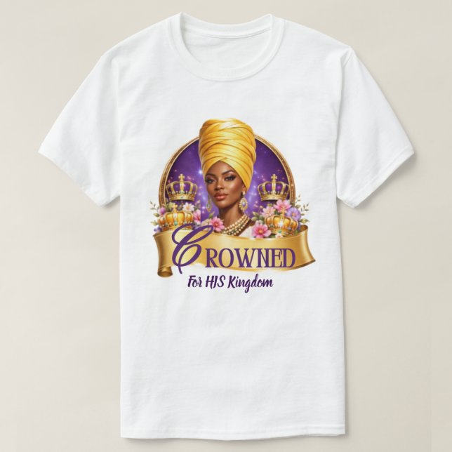 T-shirt Couronné pour Son Royaume 2026 (Design devant)
