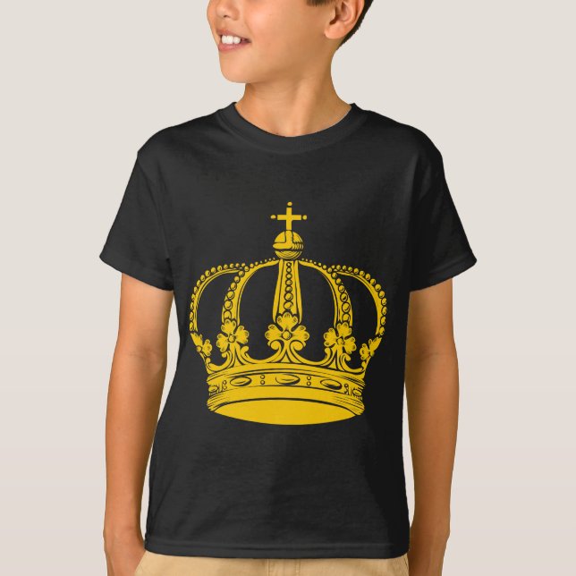 T-shirt Couronne royale 02 - Ambre (Devant)
