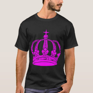 T-shirt Couronne royale 02 - Magenta
