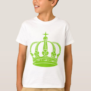 T-shirt Couronne royale 02 - Martian Green