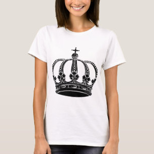 T-shirt Couronne royale 02 - Noir