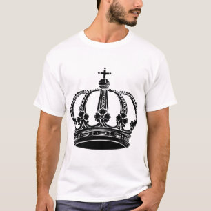 T-shirt Couronne royale 02 - Noir