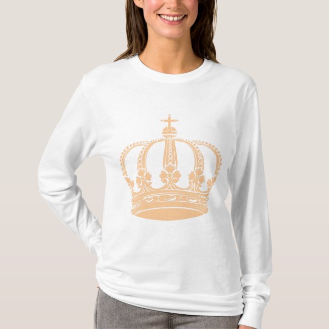 T-shirt Couronne royale 02 - Sable (Devant)
