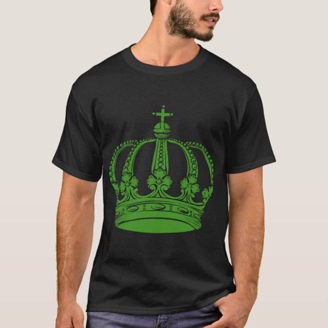 T-shirt Couronne Royale 02 - Vert Avocat (Devant)