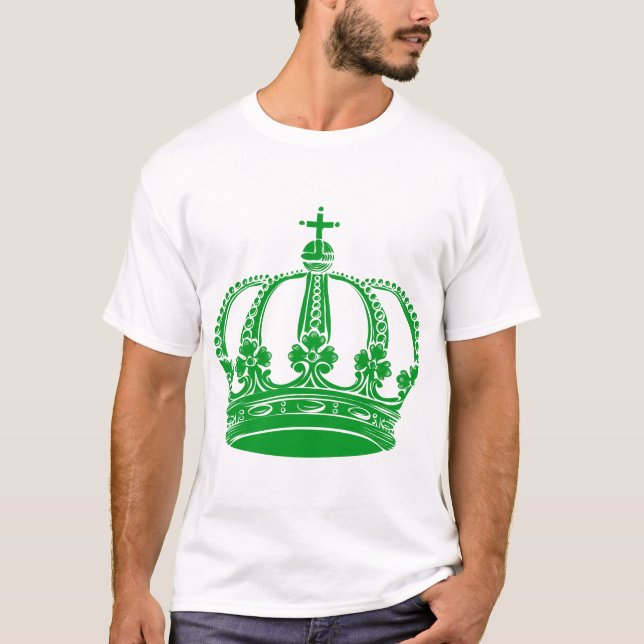 T-shirt Couronne Royale 02 - Vert Gazon (Devant)