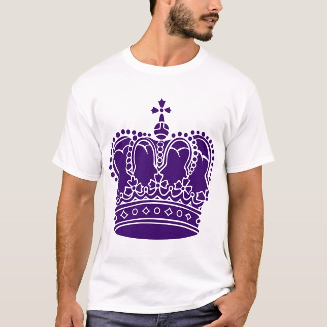 T-shirt Couronne Royale - Deep Purple (Devant)