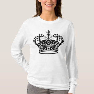 T-shirt Couronne royale - Noir