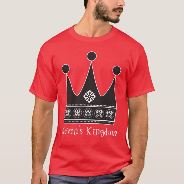 T-shirt Couronne royale pour votre coutume drôle de (Devant)