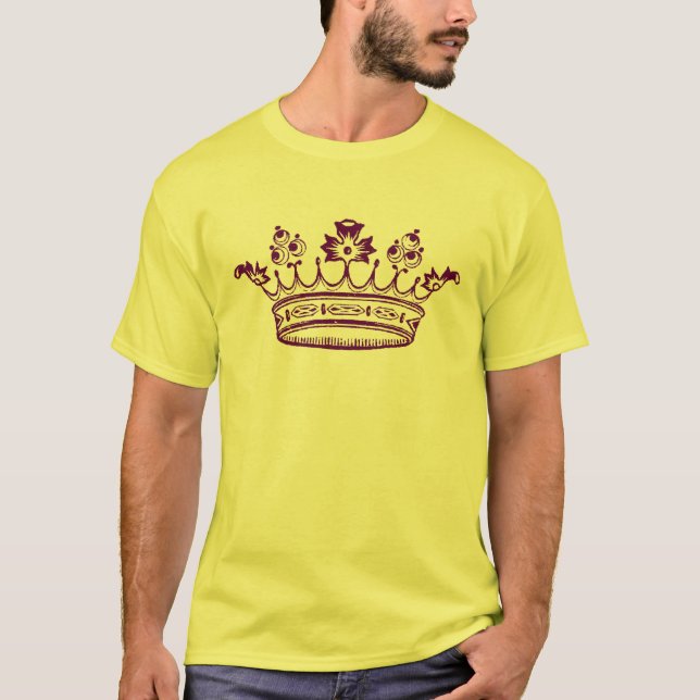 T-shirt Couronne royale pourpre (Devant)