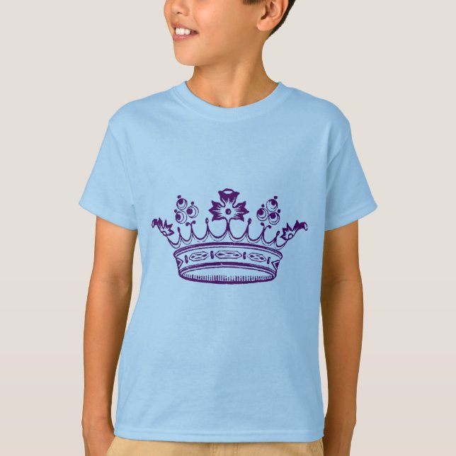 T-shirt Couronne royale pourpre (Devant)