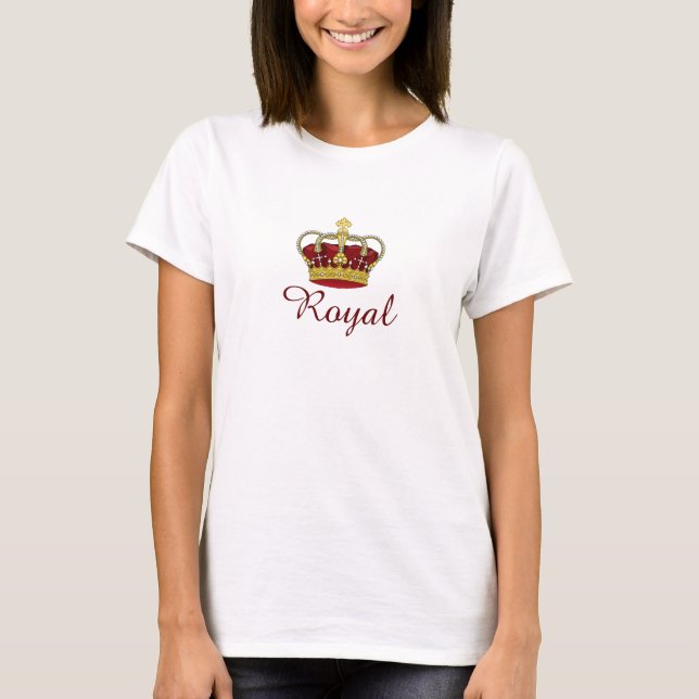 T-shirt Couronne royale royale (Devant)