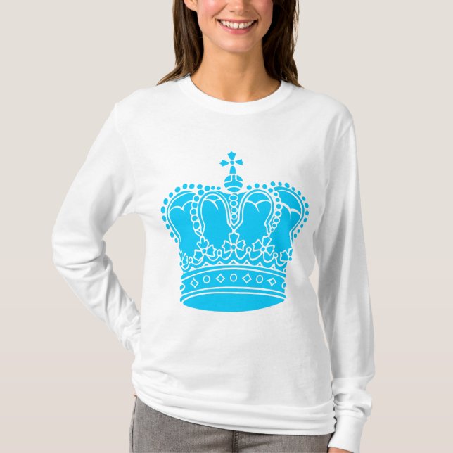 T-shirt Couronne royale - Sky (Devant)