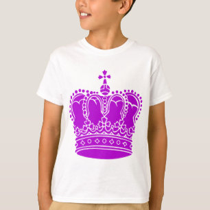 T-shirt Couronne royale - Violet