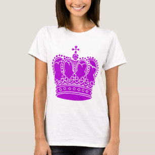 T-shirt Couronne Royale - Violet