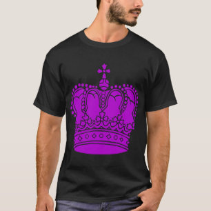 T-shirt Couronne Royale - Violet