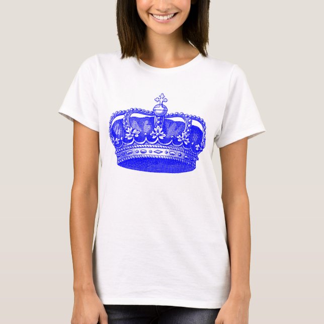 T-shirt Couronne vintage - Couleurs (Devant)
