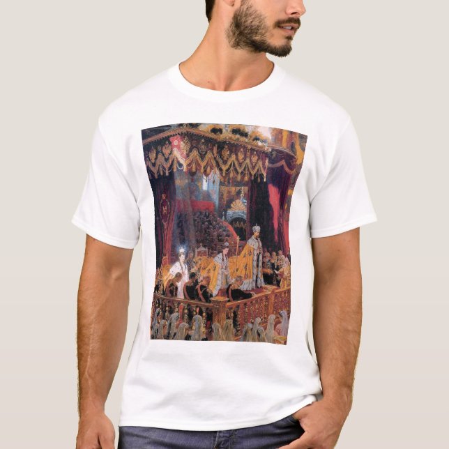 T-shirt Couronnement de Nicholas II (Devant)