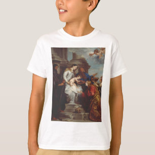 T-shirt Couronnement de sainte Rosalie par Anthony van Dyc