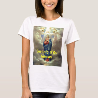 T-shirt couronner-reine-de-ciel, notre Madame de