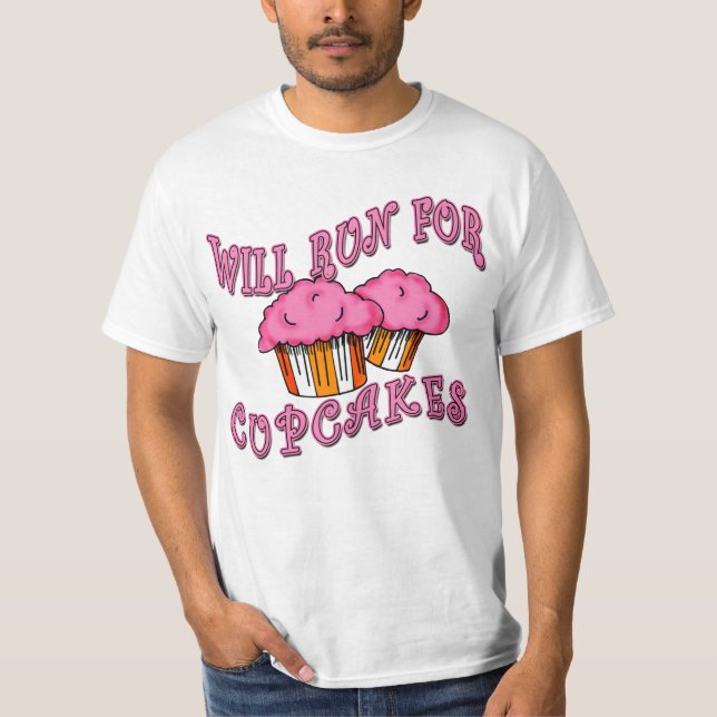 T-shirt COURRA POUR des PETITS GÂTEAUX courant le tee - (Devant)