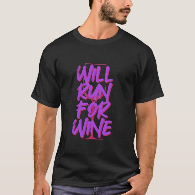 T-shirt Courra Pour Du Vin (Devant)