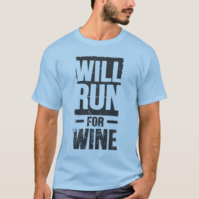 T-shirt courra pour le vin (Devant)