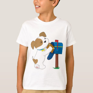 T-shirt Courrier mignon de chiot