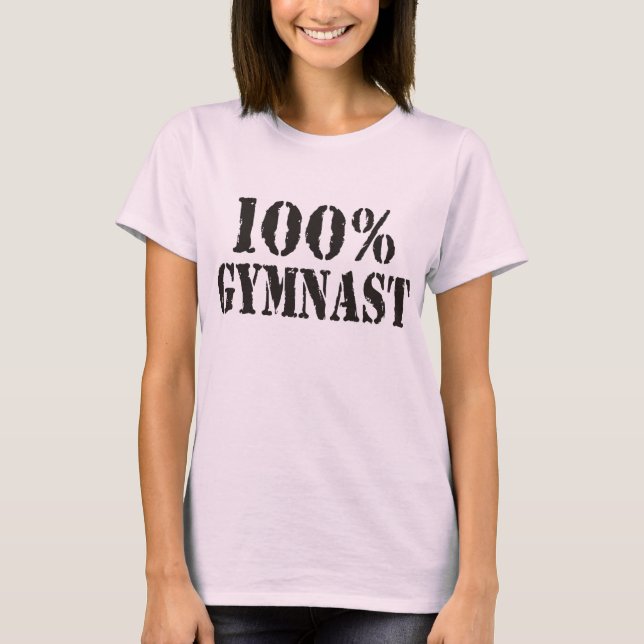 T-shirt Courroie 100% de spaghetti de gymnaste (Devant)