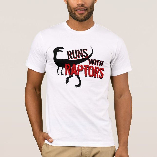 T-shirt COURS avec les RAPTORS (Devant)