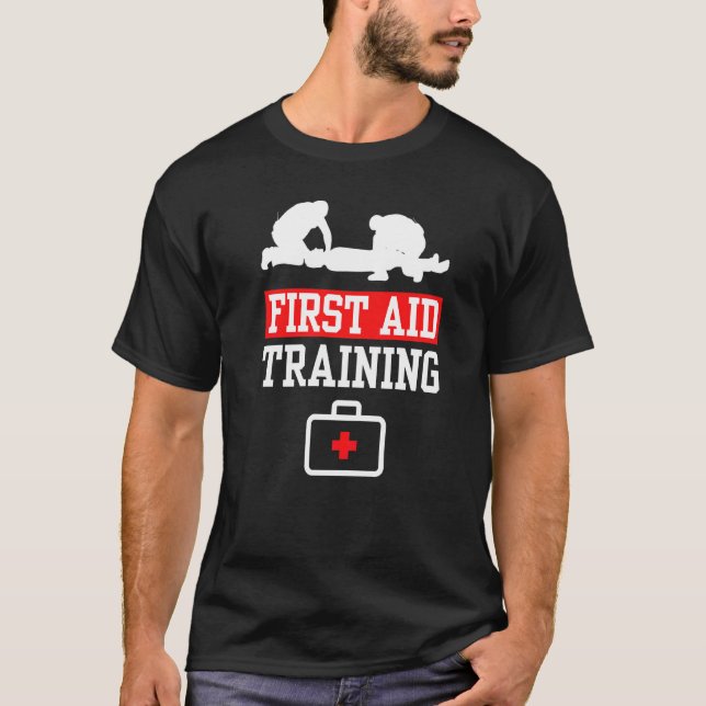 T-shirt Cours de formation en premiers soins Coach d'urgen (Devant)