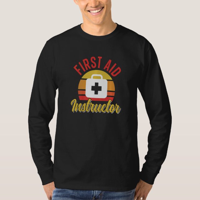 T-shirt Cours d'instructeur de premiers soins Coach d'urge (Devant)