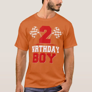 T-shirt Course 2e anniversaire garçon 2 tout-petit pilote 