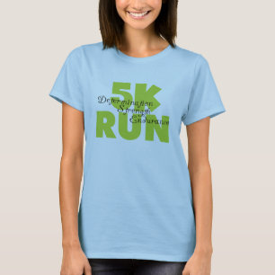T-shirt Course 5 000 verte printemps