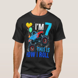 T-shirt Course 7e anniversaire Boy Blaze Voiture 7 ans Mon