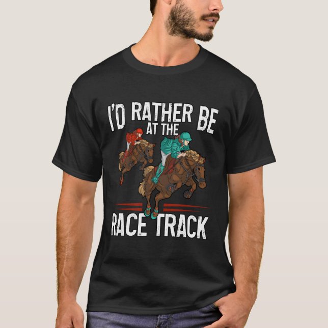 T-shirt Course à cheval (Devant)