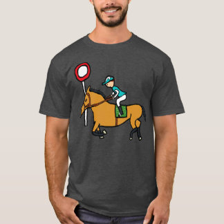 T-shirt Course à cheval