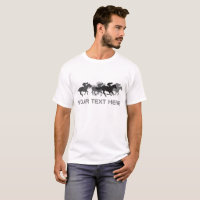Course à cheval élégante personnalisable