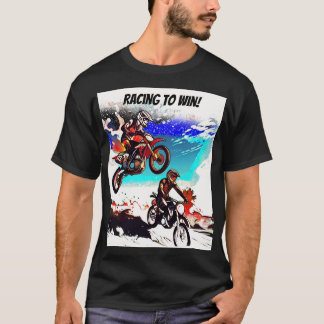 T-shirt Course à la victoire - Motocrosseurs
