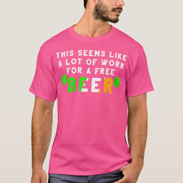 T-shirt Course à pied de la Saint-Patrick pour les courses (Devant)